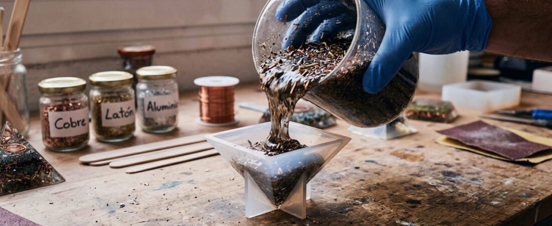 El secreto está en la mezcla: Una mirada honesta al vertido de una Orgonita de alta densidad