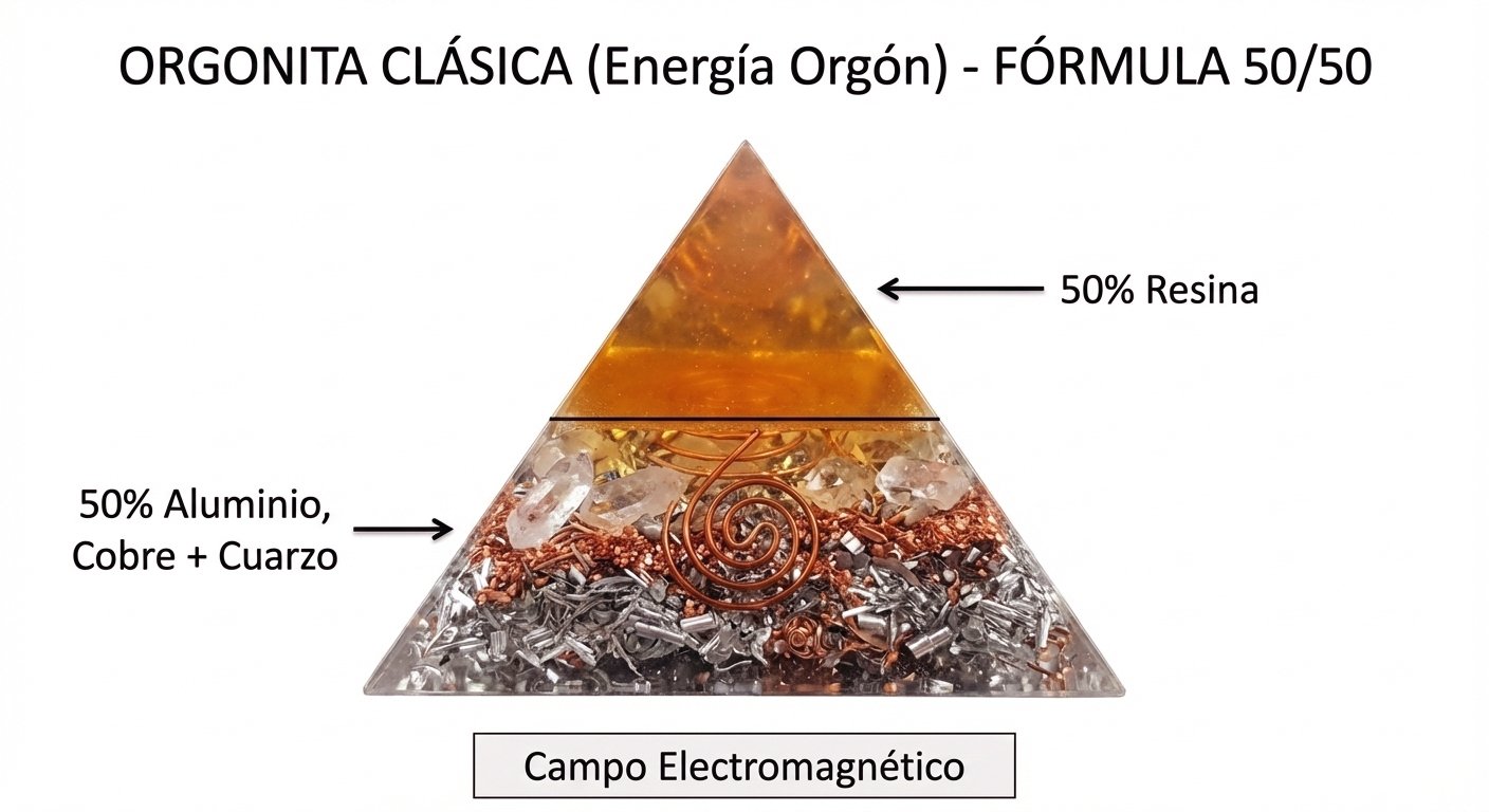 La Fórmula de la Orgonita (Proporción 50/50)