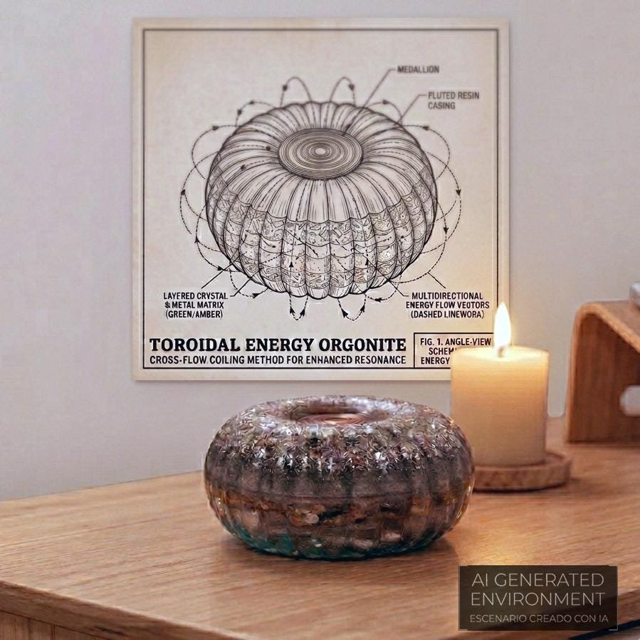 Toroide · Aluminio Extrabrillante · Espiral Cobre · Protección EMF · Fórmula Karl Hans Welz - Image 9